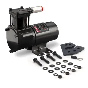 00091 | VIAIR 98C Air Compressor 12 Volt In Stealth Black | 130 PSI, Max Air Tank Size 1.0 Gallon