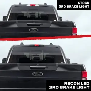 Recon Truck Accessories - 264129CAMBK | Recon LED 3rd Brake Light Kit CREE XML LEDs in Smoked Fits Models with Cargo Bed Camera (2015-2024 F150 | 2017-2020 F250, F350 Super Duty | 2019-2020 Ranger | 2022-2024 Maverick) - Image 5