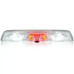 264129CAMCL | Recon LED 3rd Brake Light Kit CREE XML LEDs in Clear Fits Models with Cargo Bed Camera (2015-2024 F150 | 2017-2024 F250, F350 Super Duty | 2019-2024 Ranger | 2022-2024 Maverick)