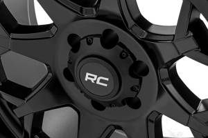 Rough Country - 80202413 | Rough Country 80 Series Wheel | One-Piece | Semi Gloss Black | 20x10 | 5x5 | -25mm - Image 4