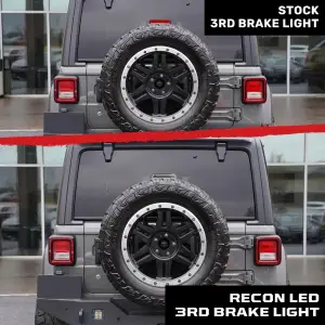 Recon Truck Accessories - 264327CL | Recon OLED 3rd Brake Light Kit Ultra High Power Red in Clear (2018-2024 Wranlger JL | 2018-2024 Wranlger JL Unlimited) - Image 7