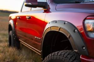 Rough Country - A-D10914-PRV | Rough Country Defender Pocket Fender Flares For Ram 1500 2/4WD (2019-2024) | Delmonico Red - Image 6