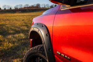 Rough Country - A-D10914-PR4 | Rough Country Defender Pocket Fender Flares For Ram 1500 2/4WD (2019-2024) | Flame Red - Image 4