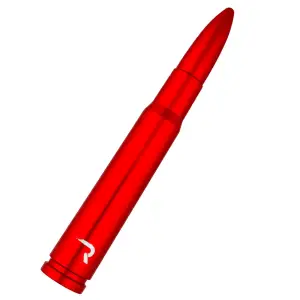 Recon Truck Accessories - 264ANT50RD | Recon .50 Cal Bullet Antenna (Fits OEM Factory Threaded Antenna) in Red - Image 2