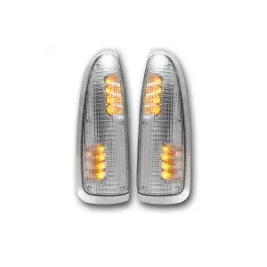 Recon Truck Accessories - 264120CL | RECON Side Mirror Lenses Amber LED in Clear (2003-2007 F250, F350 Super Duty & Excursion) - Image 2