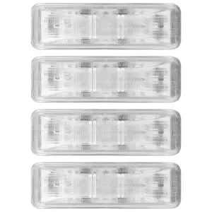 Recon Truck Accessories - 264130CL | Recon Dually Fender Lenses (4-Piece Set) w/ 2 Red LED Lights & 2 Amber LED Lights in Clear (1994-2001 Ram 3500) - Image 2