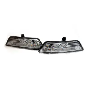 Recon Truck Accessories - 264147CL | Recon Front Bumper Corner Fender Light Kit LED in Clear (2015-2017 Mustang) - Image 1