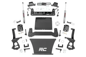 Rough Country - 23830 | Rough Country 6 Inch Lift Kit For Chevrolet Silverado 1500 2WD (2019-2024) | Front Spacers, Rear M1 Shocks - Image 1