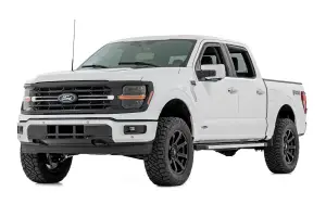 Rough Country - 831524 | Rough Country Side Window Deflectors In Channel Rain Guard For Ford F-150 (2015-2024) / F-250/F-350 Super Duty (2017-2024) - Image 4