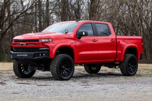 Rough Country - S-C12210-G6M | Rough Country Sport Fender Flares For Chevy Silverado 1500 2WD/4WD (2019-2025) | Dark Ash - Image 4