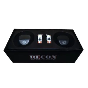 Recon Truck Accessories - 264900 | Recon White LED License Plate Illumination Kit includes Red LED Rear Facing Running Lights (1997-2014 F150 | 1999-2016 F250, F350 Super Duty) - Image 3