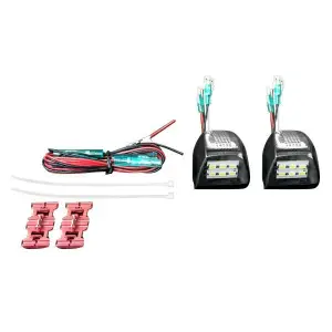 Recon Truck Accessories - 264904 | Recon License Plate Illumination Kit LED White (2007-2013 Silverado, Sierra 1500, 2500, 3500) - Image 2