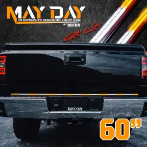 Recon Truck Accessories - 26416MD | Recon 60" May Day High Intensity Warning Light Bar - Image 3