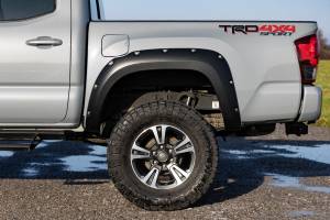 Rough Country - F-T11621A-8W7 | Rough Country Pocket Fender Flares For Toyota Tacoma 2/4WD (2016-2023) | Blue Crush - Image 6