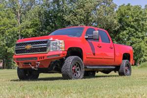 Rough Country - 97670RED | 97630 | Rough Country 3.5 Inch Suspension Lift Kit with V2 Monotube Shocks (2011-2019 Silverado, Sierra 2500 HD, 3500 HD 2WD/4WD | With Overloads) - Image 4