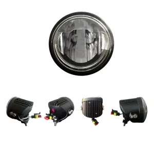 Recon Truck Accessories - 264516 | Recon  3" Driving Light Kit LED w/ Complete Wiring Hardware & RECON Rock  Guard - Image 1