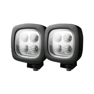 Recon Truck Accessories - 264502CL | Recon 1800 Lumen Driving Light Kit 12W 6500K 4 LEDs Chrome Square Housing Clear - Image 2