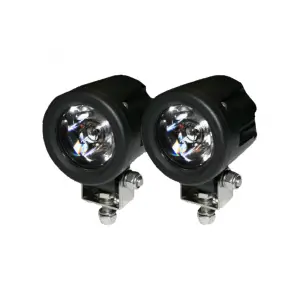 Recon Truck Accessories - 264505CL | Recon High-Power 3000 Lumen Driving Light Kit 6000K LEDs Chrome Circle Housing Clear - Image 1