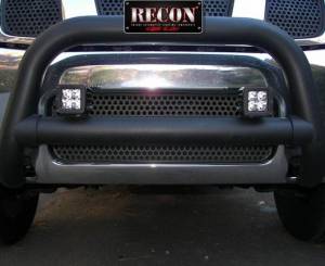 Recon Truck Accessories - 264511CLF | Recon 1900 Lumen 3" Square LED 25° Flood Light 4 5-Watt Square CREE XTE Square - Image 6