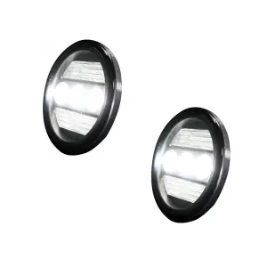 264521BK | Recon Fog Lights White LED 2-Piece Smoked & Black (2015-2019 Silverado, Sierra 2500 HD, 3500 HD)