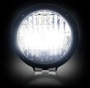 Recon Truck Accessories - 2646HIDCL | Recon 6" Round 6,250K HID Driving Light Chrome Internal Housing - Image 4