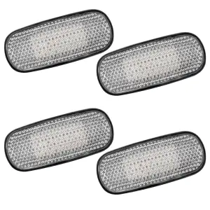 Recon Truck Accessories - 264131CL | Recon Amber & Red Fender LED Lights (4-Piece Set) in Clear (2002-2009 Ram 3500) - Image 2