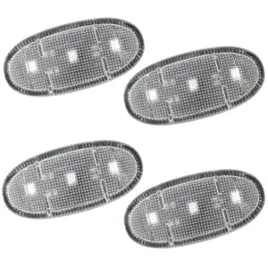 Recon Truck Accessories - 264136CL | Recon Fender LED Lights (4-Piece Set) w/ 2 Red LED Lights & 2 Amber LED Lights in Clear (2011-2024 F350, F450 Super Duty) - Image 2