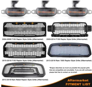 Recon Truck Accessories - 264439BK | Recon Universal Front Grille LED Light Kit with Amber LED Running Lights and Smoked Lenses 3pc Kit - Image 3