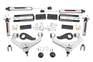 97770 | Rough Country 3 Inch Lift Kit | UCAs | V2 | w/ Overloads | Chevy/GMC 2500HD 2WD/4WD (2020-2025)