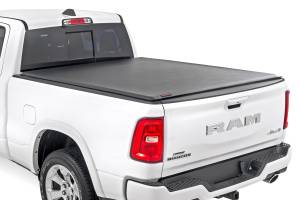 42309650 | Rough Country Soft Roll Up Bed Cove (2019-2025 Ram 1500 Pickup 2WD/4WD | 6'4"" Bed)