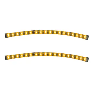 Recon Truck Accessories - 264700AM | Recon 12" Flexible IP68 Waterproof Ultra High Power Flexible Light Strips CREE LED Amber - Image 1