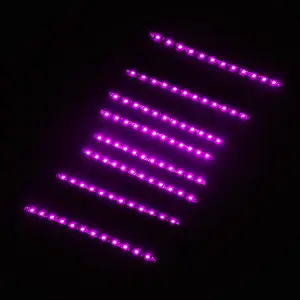 Recon Truck Accessories - 264706RGB | Recon 8 Piece RGB Multi-Colored LED Strips for Interior Footwell Underseat Lighting - Image 3