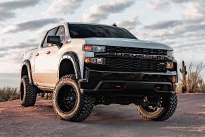 Rough Country - A-C12211-GTL | Rough Country Defender Fender Flares For Chevrolet Silverado 1500 2/4WD (2019-2025) | Desert Sand - Image 3