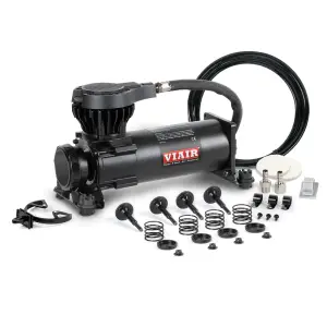 41040 | VIAIR 410 SS Stealth Series Compressor / Tire Inflator 12 Volt | 200 PSI, Max Air Tank Size 5.0 Gallon