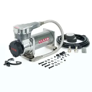 42500 | VIAIR 425C Gen 2 Compressor / Tire Inflator 12 Volt In Platinum | 175 PSI, Max Air Tank Size 5.0 Gallon