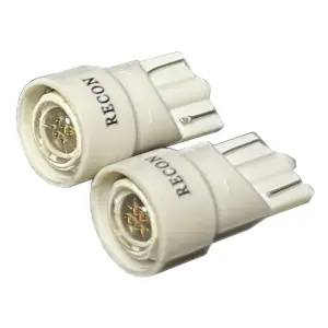 Recon Truck Accessories - 264200RD | Recon 194/168 1-Watt Wedge Style LED Bulbs in Red - Image 2