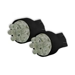 Recon Truck Accessories - 264203RD | Recon 921 T-15 Wedge Style Unidirectional 9 LED Bulbs in Red - Image 1