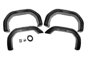 A-G12011-GED | Rough Country Defender Pocket Fender Flares For GMC Sierra 2500 HD/3500 HD (2020-2025) | Forest