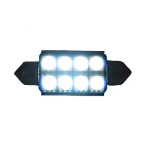 Recon Truck Accessories - 264222WH | Recon 578/364 10mm x 42mm Canbus Festoon Ultra-High Power 3-Watt SMD 8 LED Bulb White - Image 1