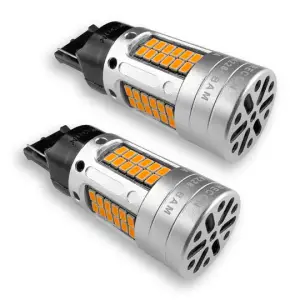 Recon Truck Accessories - 264228CBAM | Recon 7740 LED Ultra High-Power Amber Turn Signal Bulbs CAN Bus Compatible Eliminates Hyper Flash - Image 2