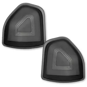 Recon Truck Accessories - 264247BK | RECON Corner Side Tow Mirror Turn Signal Light with Amber LED Turn Signals in Smoked (2010-2024 Ram 1500 | 2010-2021 Ram 2500, 3500) - Image 1