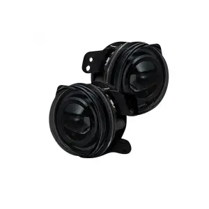 Recon Truck Accessories - 264506BK | Recon 2-Piece Fog Lights Set in Smoked & Black (2007-2015 Wrangler JK) - Image 1