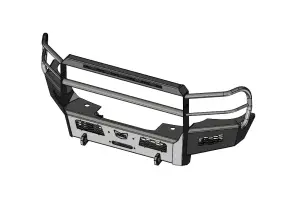 Flog Industries - FIFSW-F2555-1116F-FG | Frontier Series Bull Full Guard Front Bumper Winch Compatible (2011-2016 F250, F350 Super Duty) - Image 2