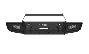 FIFSS-F2555-1719F-BB | Frontier Series Bull Bar Model Front Bumper 2 Inch Receiver Tube NON Winch Compatible (2017-2019 F250, F350 Super Duty)