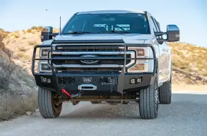 Flog Industries - FIFSW-F2555-1719F-FG | Frontier Series Full Guard Model Front Bumper Winch Compatible (2017-2019 F250, F350 Super Duty) - Image 2