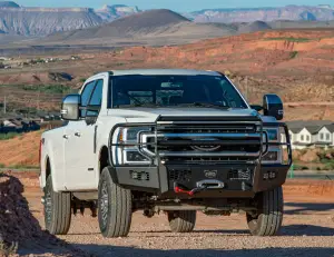 Flog Industries - FIFSS-F2555-2022F-FG | Frontier Series Bull Full Guard Front Bumper 2 Inch Receiver Tube NON Winch Compatible (2020-2022 F250, F350 Super Duty) - Image 4