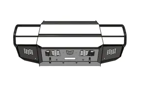 FIFSS-D2535-1018F-FG  | Frontier Series Full Guard Model Front Bumper 2 Inch Receiver Tube NON Winch Compatible (2010-2018 Ram 2500, 3500)