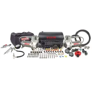 50009 | VIAIR Mobile Playground Onboard Air Compressor System 12 Volt | 200 PSI, Includes 1.5 Gallon Air Tank