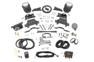 Rough Country - 10037WC | Rough Country Air Spring Kit For Ram 2500 2WD (2014-2024) | With Onboard Air Compressor And Wireless Remote - Image 1