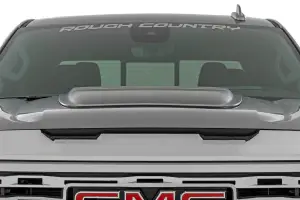 Rough Country - HS40010-G1C | Rough Country Hood Scoop GMC Sierra 1500 (2019-2024) | Light Steel Gray - Image 6